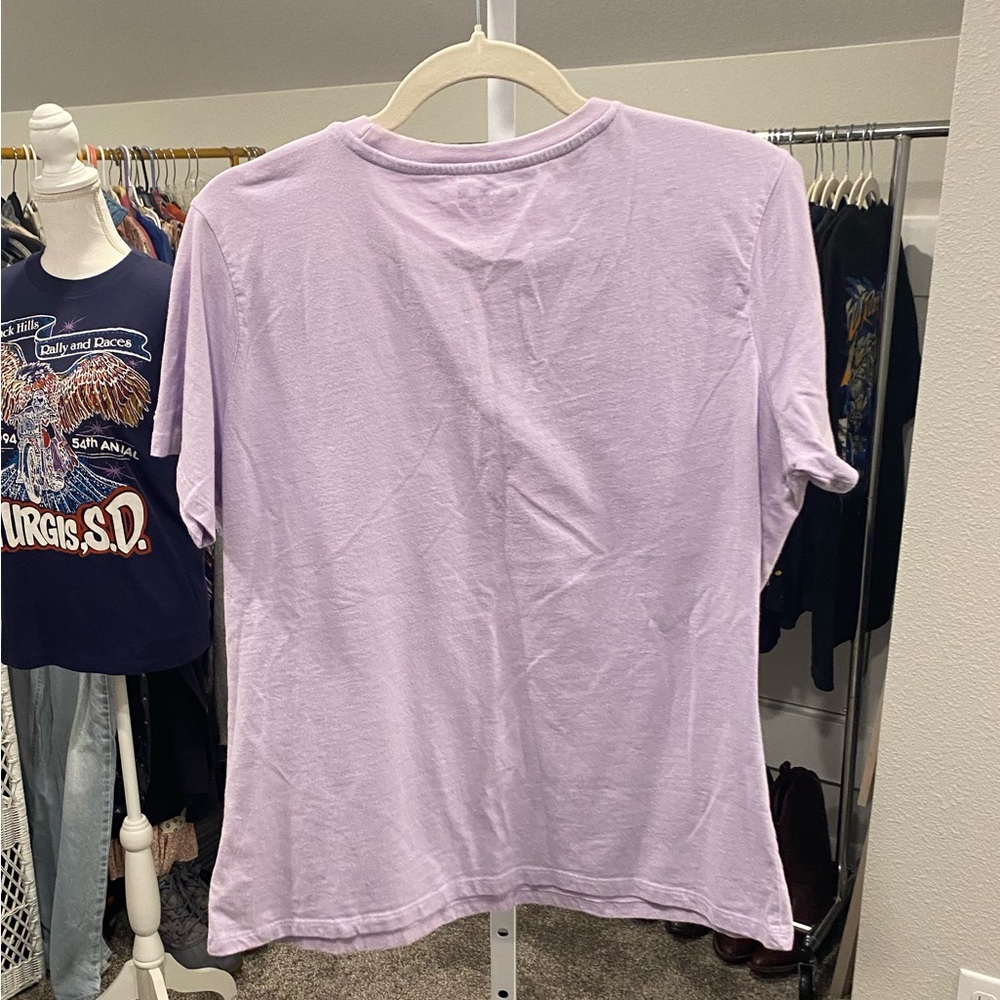 Champion Paint Splatter Logo Tee Purple - Picture 4 of 7